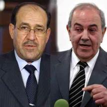 علاوي والمالكي قطبا الصراع في تأخير التشكيل الحكومي علاوي والمالكي قطبا الصراع في تأخير التشكيل الحكومي