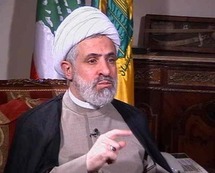 نعيم قاسم نائب الأمين العام لحزب الله في لبنان