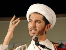 الشيخ علي سلمان الامين العام لجمعية الوفاق الوطني الاسلامية البحرينية