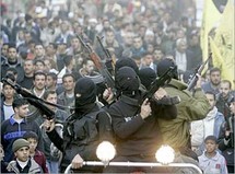 مسلحون في قطاع غزة ابان سيطرة حماس مسلحون في قطاع غزة ابان سيطرة حماس