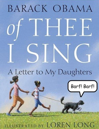 غلاف اول كتاب للرئيس الامريكي براك اوباما للاطفال