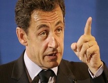 الرئيس الفرنسي نيكولا ساركوزي
