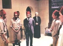 مشهد من مسلسل الجماعة