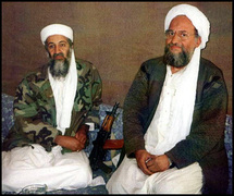الشيخان أسامة بن لادن وأيمن الظواهري الشيخان أسامة بن لادن وأيمن الظواهري