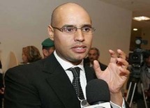 سيف الاسلام القذافي الذي يترأس المؤسسة سيف الاسلام القذافي الذي يترأس المؤسسة