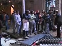 كنيسة القديسيين القبطية في الاسكندرية بعد التفجير