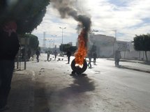 شوارع تونسية عبر منها العنف واستقر في بعضها - خاص بالهدهد