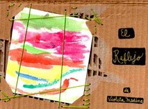 صفحة عنوان كتاب الانعكاس للشاعرة التشيلية فيوليتا ميدينا التي ترعرت في مدريد