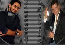 المطربان المصريان عمرو دياب وتامر حسني