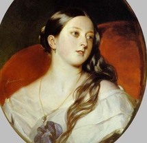 الملكة فيكتوريا في صباها