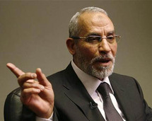 المرشد العام لجماعة الاخوان المسلمين في مصر الدكتور محمد بديع