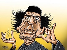 القذافي في خطاب صوتي : المتمردون يخدمون بن لادن تحت تأثير حبوب الهلوسة القذافي في خطاب صوتي : المتمردون يخدمون بن لادن تحت تأثير حبوب الهلوسة