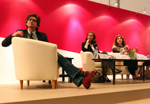 المشاركون في ندوة الحفاوة بنجيب محفوظ