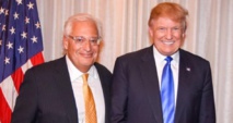السفير الأمريكي لدى إسرائيل مع ترامب السفير الأمريكي لدى إسرائيل مع ترامب