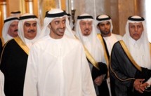 وزير خارجية الامارات الشيخ عبدالله بن زايد آل نهيان مع بعض وزراء مجلس التعاون - ارشيف
