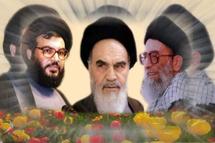 صور الخميني وخامنئي ونصرالله تنتشر في قطاع غزة