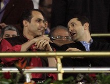 جمال وعلاء نجلا الرئيس المخلوع حسني مبارك