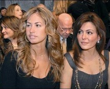 هايدي راسخ زوجة علاء مبارك وخديجة الجمال زوجة جمال