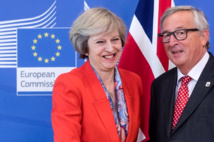 يونكر وتوسك و تريزا ماي