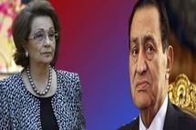الرئيس المصري المخلوع حسني مبارك وزوجته
