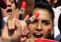 مقتل 34 برصاص القوى الأمنية وألوف المتظاهرين في عدة مدن سورية مقتل 34 برصاص القوى الأمنية وألوف المتظاهرين في عدة مدن سورية