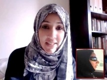منال الشريف الموقوفة بسبب قيادتها سيارة في مدينة الخبر