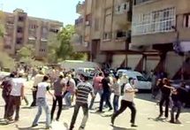 دخول مدرعات واطلاق نار في حمص دخول مدرعات واطلاق نار في حمص