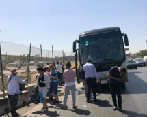 سبعة سياح وعشرة مصريين اصيبوابانفجار حافلة سياحية  