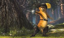 "القط ذو الحذاء" يحتفظ بصدارة قائمة إيرادات السينما الأمريكية