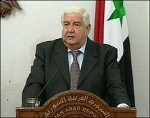 وزير الخارجية وليد المعلم