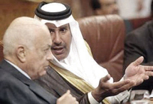 حمد بن جاسم ونبيل العربي