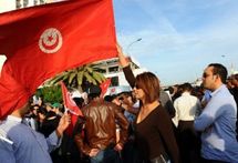 مواجهات امام مقر التاسيسي التونسي و"جثة غامضة "وسط العاصمة