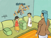 السامعي ..فنان يمني بارز يقاتل أوجاع الحرب برسوم كاريكاتيرية السامعي ..فنان يمني بارز يقاتل أوجاع الحرب برسوم كاريكاتيرية