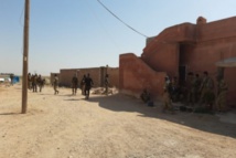 قوات تركية وسورية في محيط تل أبيض وتقطع طريق الدرباسية قوات تركية وسورية في محيط تل أبيض وتقطع طريق الدرباسية