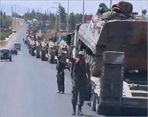 انتشار مكثف للجيش النظامي في دمشق و سفينتان حربيتان ايرانيتان "لتدريب" البحرية السورية