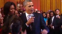 أوباما يغني "البلوز" ويعتبر موسيقاها لغة عالمية  تشهد على معاناة شعبه