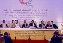 مؤتمر تونس يدعو الى وقف العنف "فورا" في سوريا واوباما يعد بالعمل لوقف المجازر