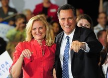 رومني وزوجته