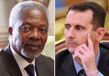 انان يعتبر رد الاسد "مخيبا للامال" ويدعو مجلس الامن الى توحيد موقفه