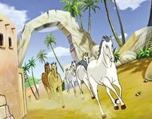 مشهد من فيلم اصيلة الذي شاركت به ابوظبي مهرجان سينما الأطفال بالقاهرة و بصوت حنان ترك