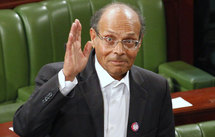 المرزوقي يدعو امن تونس الى "المحافظة" على "الحرمة الجسدية" للمواطن