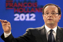 فرانسوا هولاند يعتزم دعم تدخل عسكري في سورية حال فوزه بالرئاسة الفرنسية