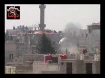 دوما كما تبدو اليوم اثناء القصف