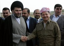    الصدر والبارزاني والنجيفي يدعون لتفعيل آليات الديموقراطية  بغياب المالكي