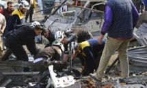 عشرات القتلى والجرحى في قصف على إدلب وريفها عشرات القتلى والجرحى في قصف على إدلب وريفها