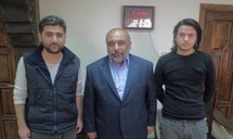 ‏وصول الصحافيين التركيين اللذين كانا محتجزين في سوريا الى طهران 