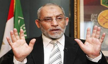 مرشد الاخوان: لا يمكن لفصيل واحد تحمل مسؤولية مصر في هذه الظروف