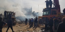 وفاة 4 فلسطينيين وإصابة 50 جراء حريق بسوق شعبية في غزة