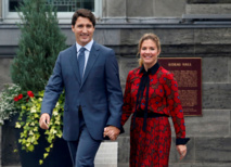 رئيس الوزراء الكندي وزوجته