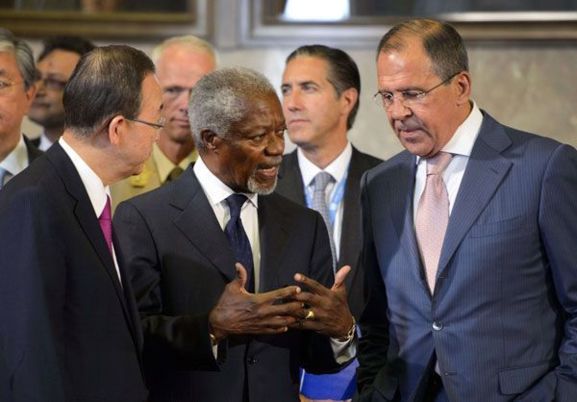  لافروف ينسف وثيقة جنيف حول سوريا قبل ان يبدأ تنفيذها